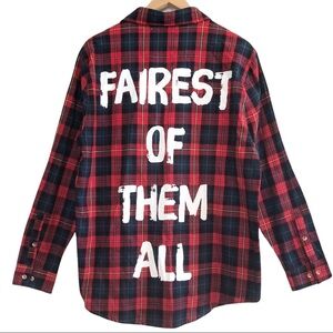 NWT, Disney, Snow White, “Fairest of Them All”Flannel, Size Large
